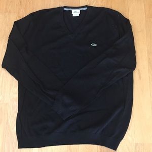 Black Lacoste sweater